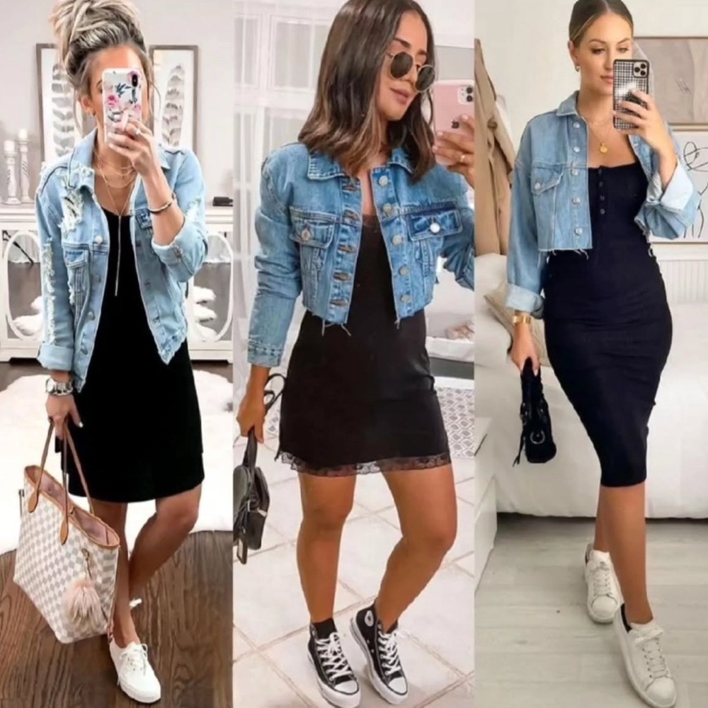 Forever 21 Black T-Shirt Dress | Boyfriend Fit | Casual Mini Dress - Picture 4 of 9